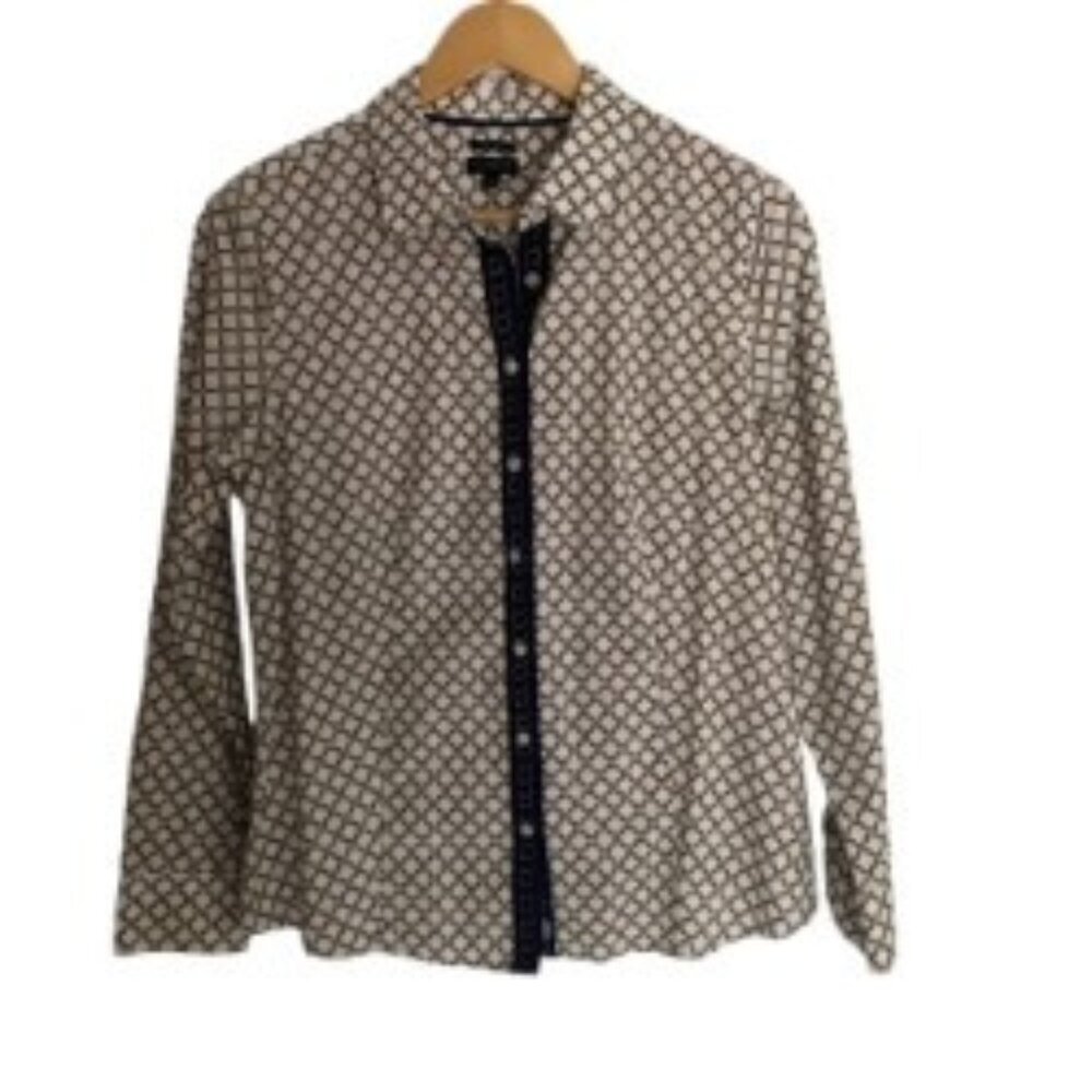 Talbots Chain Link Non-Iron Perfect Button Down S… - image 2